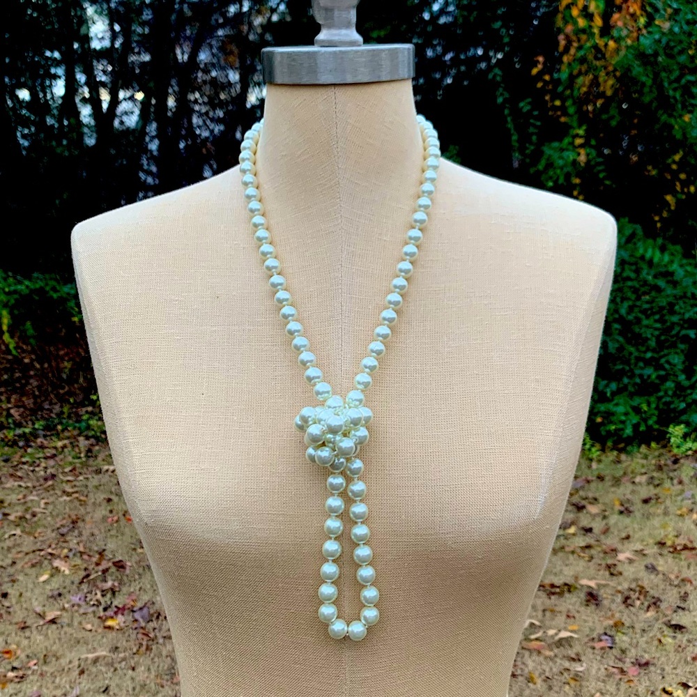 Glass Faux Pearls